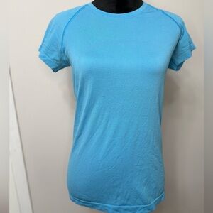 Lululemon Light Blue Short Sleeve Tee